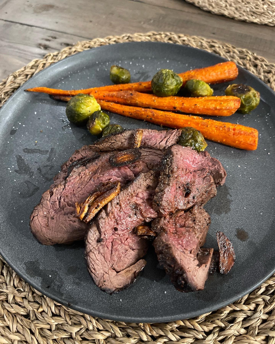 CANIS Cooks Moose Tenderloin with Roasted Vegetables