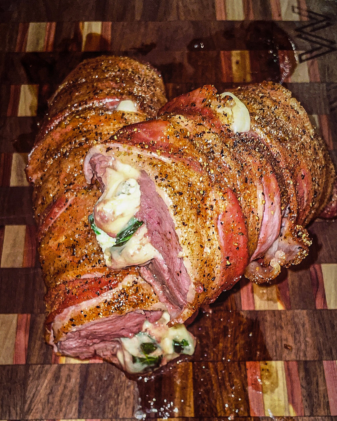 CANIS Cooks: Bacon-Wrapped Stuffed Deer Loin