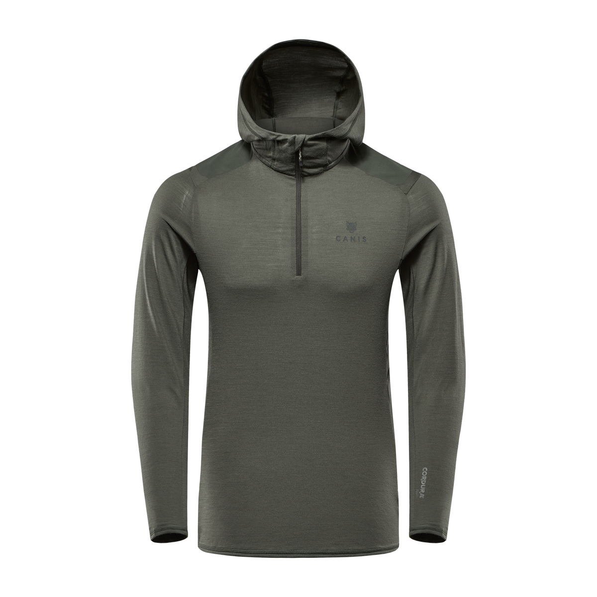 Tahr Merino Hooded Half-Zip LS Shirt