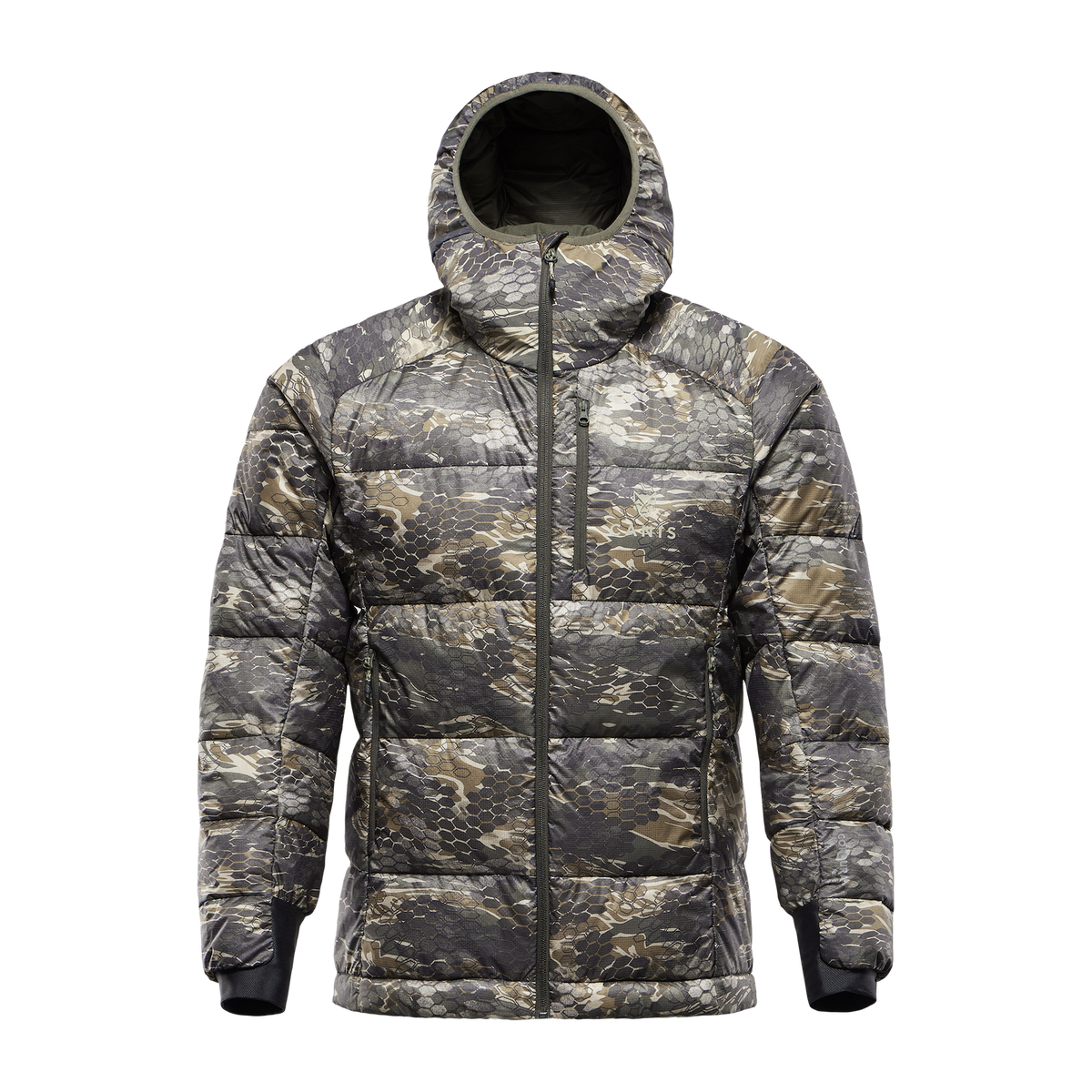 Camo goose down jacket deals