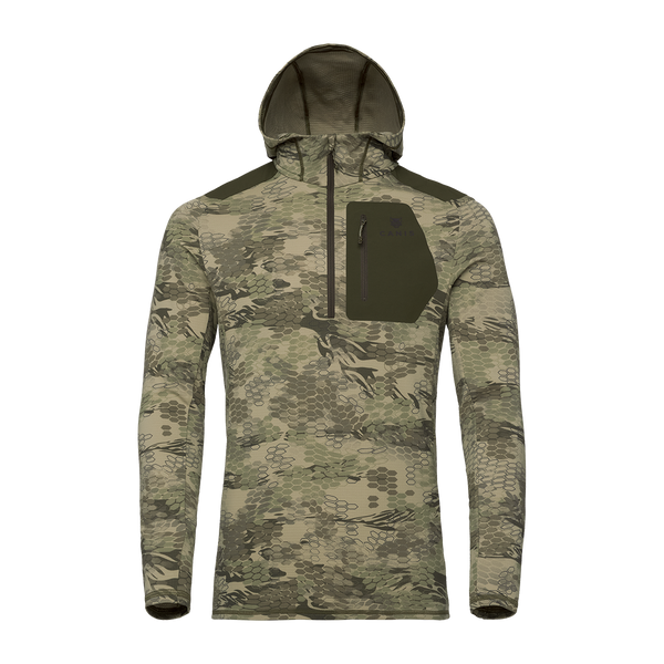 CALEE_[コート] P/T HUNTING OVER HALF COAT Chamois Fleece Hooded Half-Zip- Best Seller for Any Type of