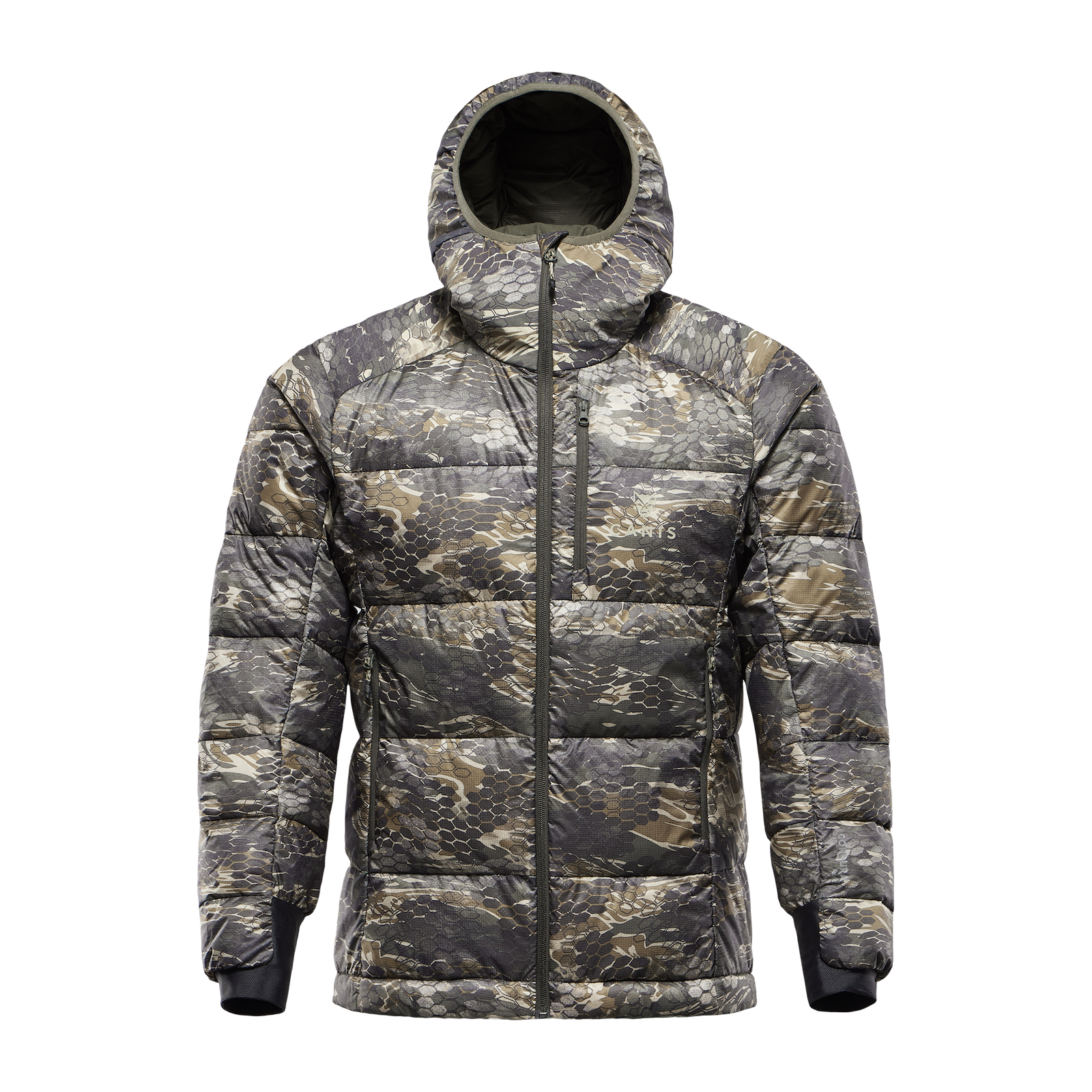 camo puffer jacket