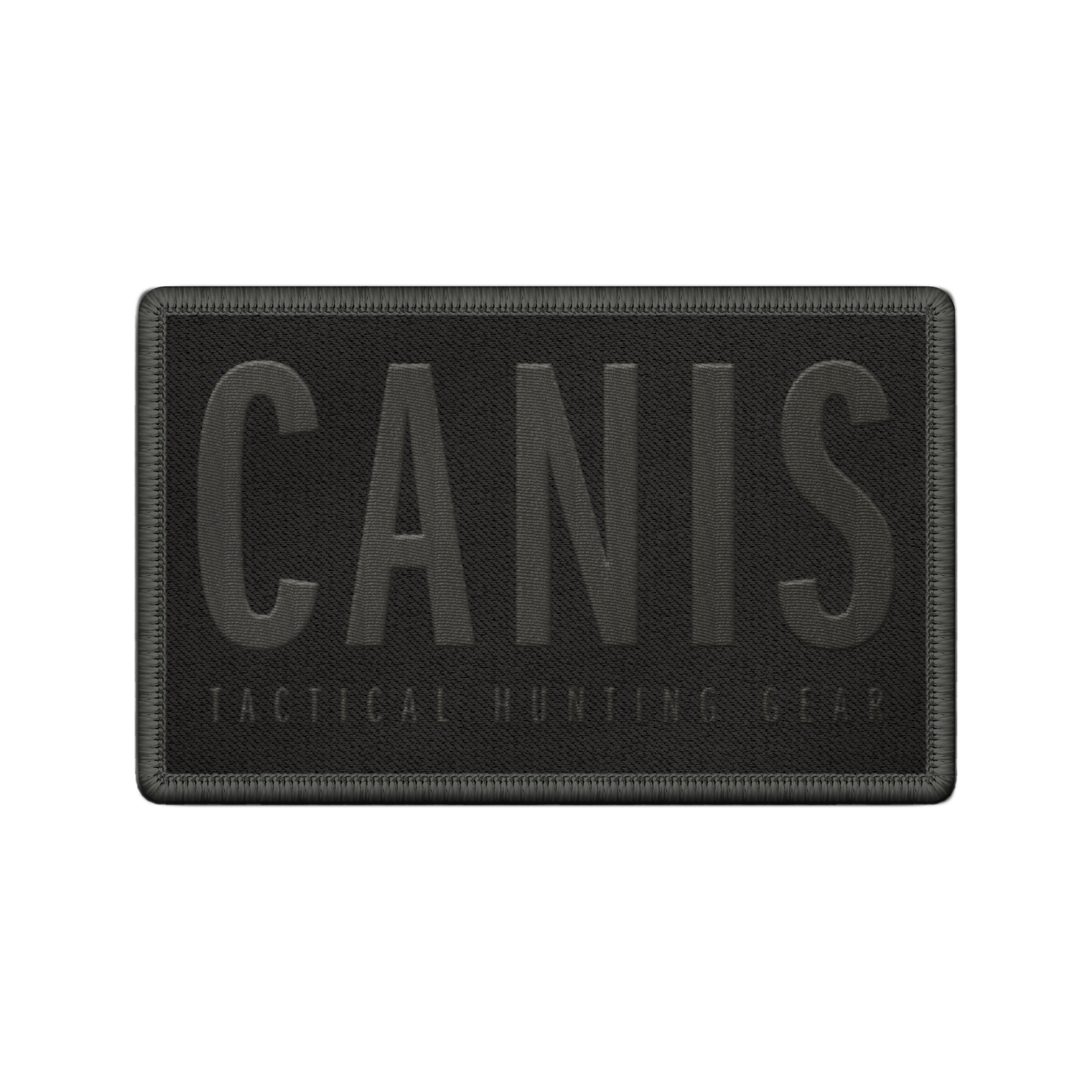 CANIS Black Tactical Patch