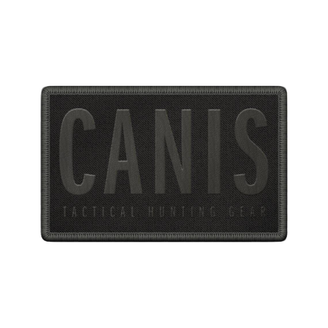 CANIS Black Tactical Patch