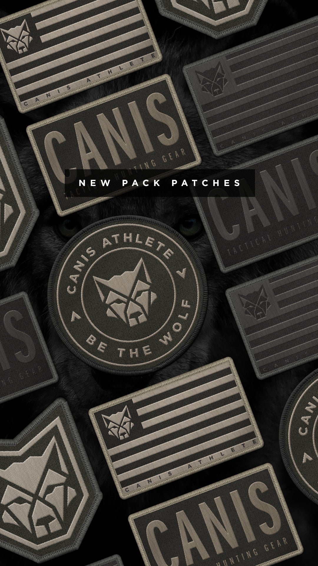 CANIS Wolf Logo Patch